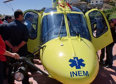 Repúdio e indignação em Aguiar da Beira pela saída do helicóptero do INEM